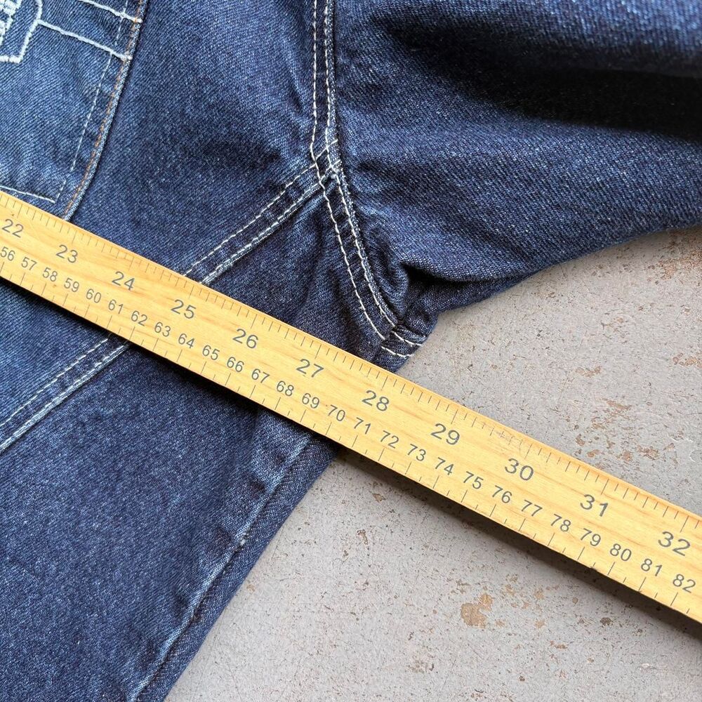Vintage 90s Brooklyn Xpress Button Up Jean Jacket - Picture 8 of 8